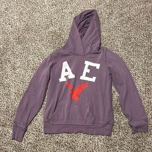 purple American eagle hoodie
